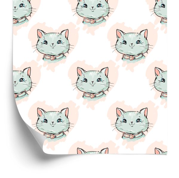 Behang Voor Kinderen - Lachende Kittens