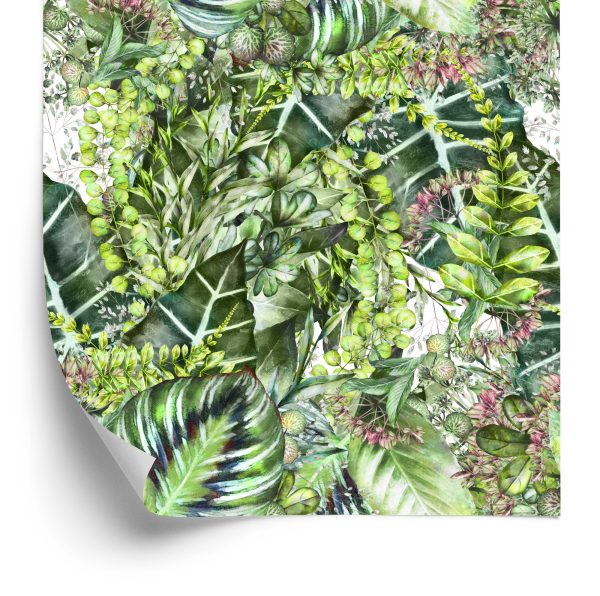 Behang Tropische Natuurplanten