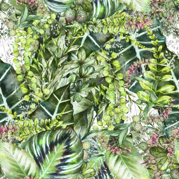 Behang Tropische Natuurplanten - Afbeelding 2