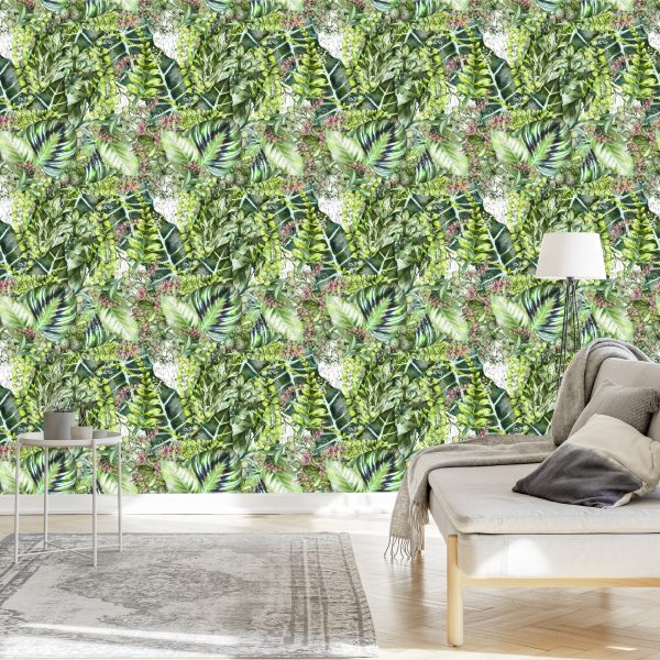Behang Tropische Natuurplanten - Afbeelding 3
