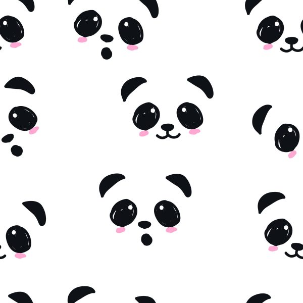 Behang Lieve Panda's - Afbeelding 2
