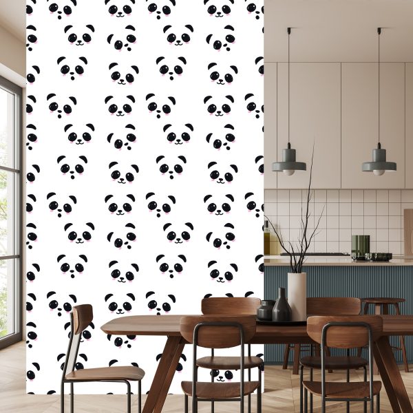 Behang Lieve Panda's - Afbeelding 4