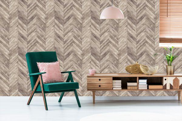 Behang Houten Planken - Afbeelding 6