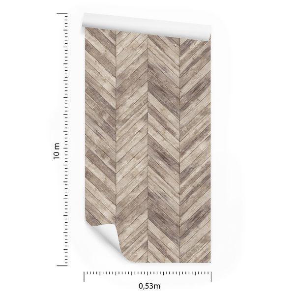 Behang Houten Planken - Afbeelding 8