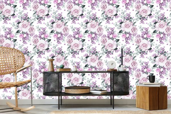 Behang Delicate Rozen - Afbeelding 5