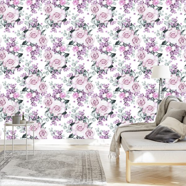 Behang Delicate Rozen - Afbeelding 3
