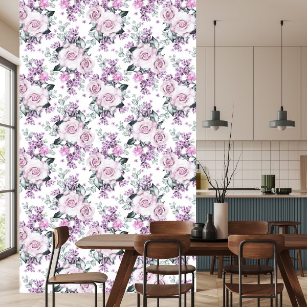Behang Delicate Rozen - Afbeelding 4