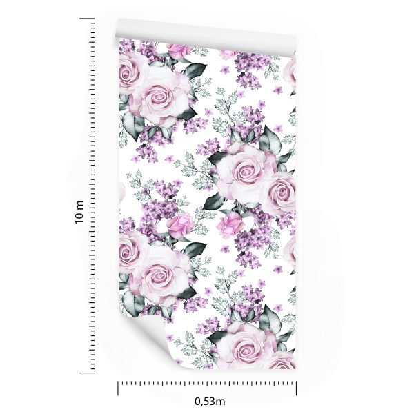 Behang Delicate Rozen - Afbeelding 8