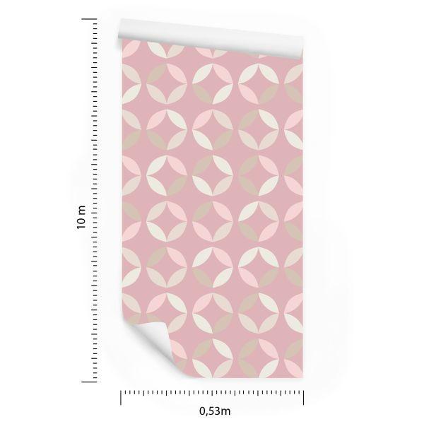 Behang Pastelkleurige Geometrische Patronen - Afbeelding 8