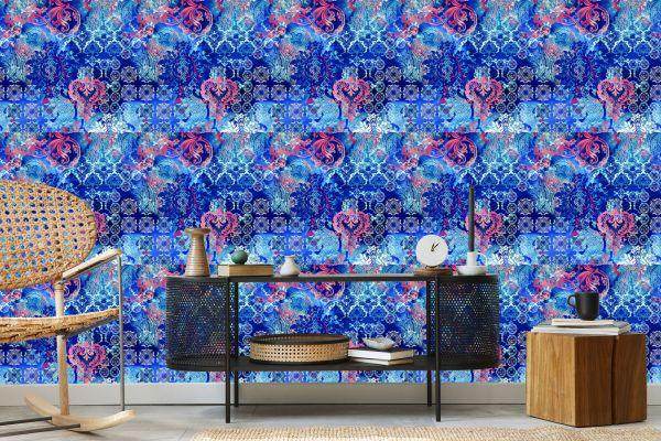 Behang Etnische Geometrische Motieven - Afbeelding 5