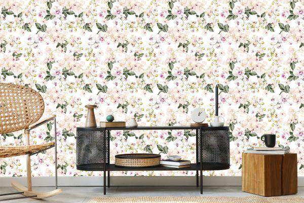 Behang Orchidee Orchidee Bloemen Natuur Voor Woonkamer - Afbeelding 5