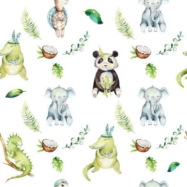 Behang Dieren Tussen De Bladeren - Afbeelding 2