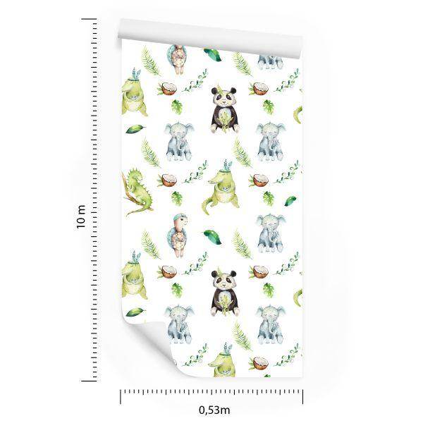 Behang Dieren Tussen De Bladeren - Afbeelding 8
