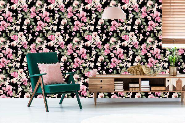 Behang Voor Een Slaapkamer. Natuur. Bloemen. Orchidee. Orchidee - Afbeelding 6