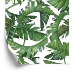 Behang Prachtige Exotische Bladeren