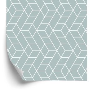 Behang Geometrisch Patroon - Kubussen