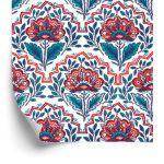 Behang Prachtige Kleurrijke Bloemen