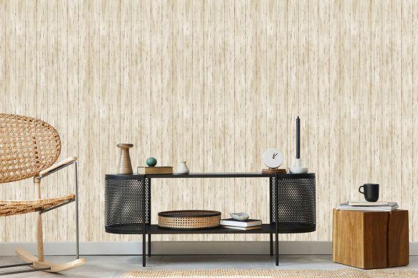 Behang Heldere Houten Planken - Afbeelding 5