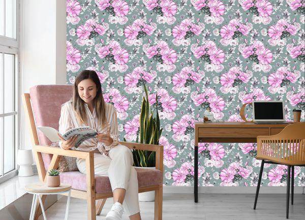 Behang Bloemen - Afbeelding 7