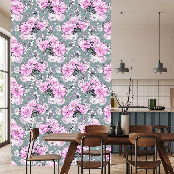 Behang Bloemen - Afbeelding 4
