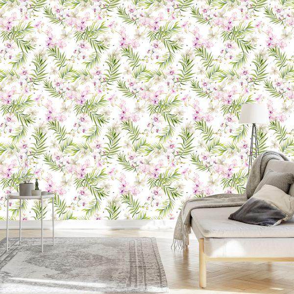 Behang Orchideeën, Orchideeën, Natuurbloemen - Afbeelding 3