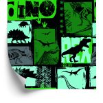 Behang Jeugdkamer Met Dinosaurussen