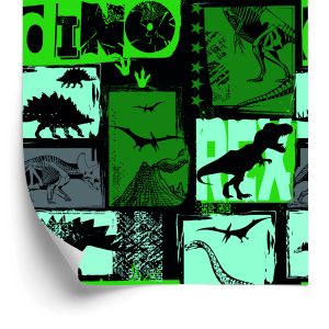 Behang Jeugdkamer Met Dinosaurussen