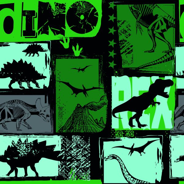 Behang Jeugdkamer Met Dinosaurussen - Afbeelding 2