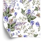Behang Vlinders Tussen Lavendel