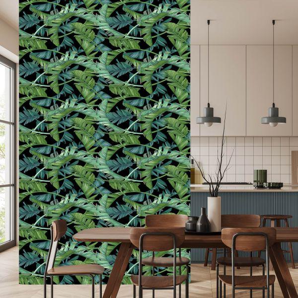 Behang Tropische Palmbladeren - Afbeelding 4