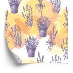 Behang Lavendel