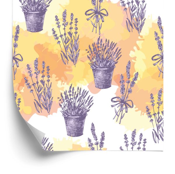 Behang Lavendel