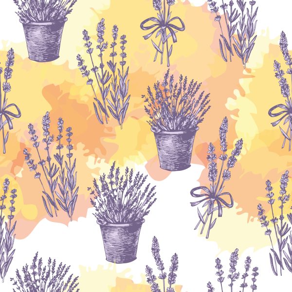 Behang Lavendel - Afbeelding 2