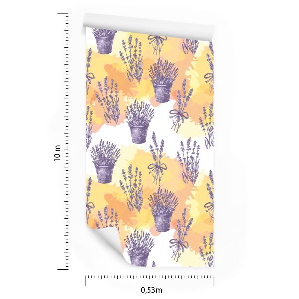 Behang Lavendel - Afbeelding 8