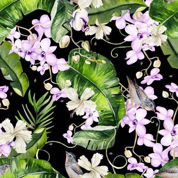 Behang Voor Woonkamer Orchideeën Natuur Bloemen Planten - Afbeelding 2