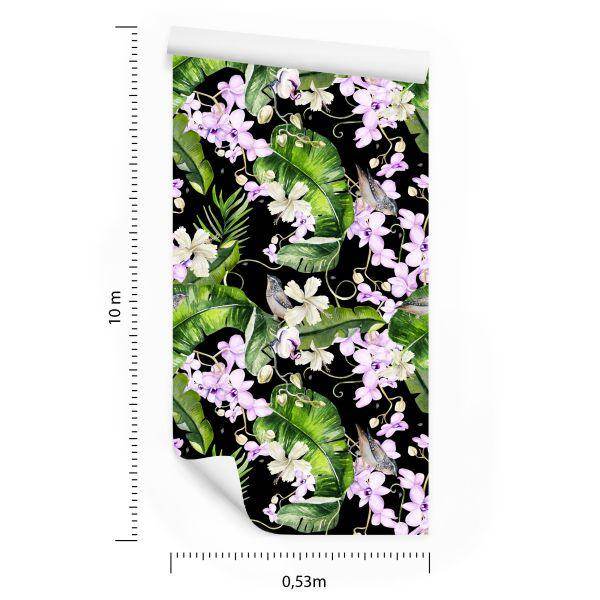 Behang Voor Woonkamer Orchideeën Natuur Bloemen Planten - Afbeelding 8