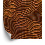Behang Houten 3D-Patroon