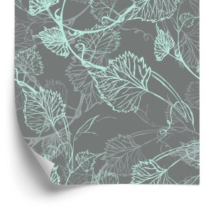 Behang Druivenbladeren