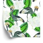 Behang Kraan En Planten