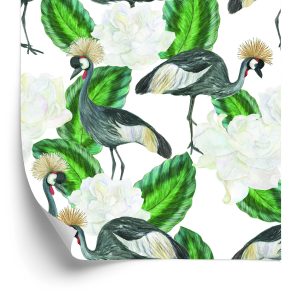 Behang Kraan En Planten