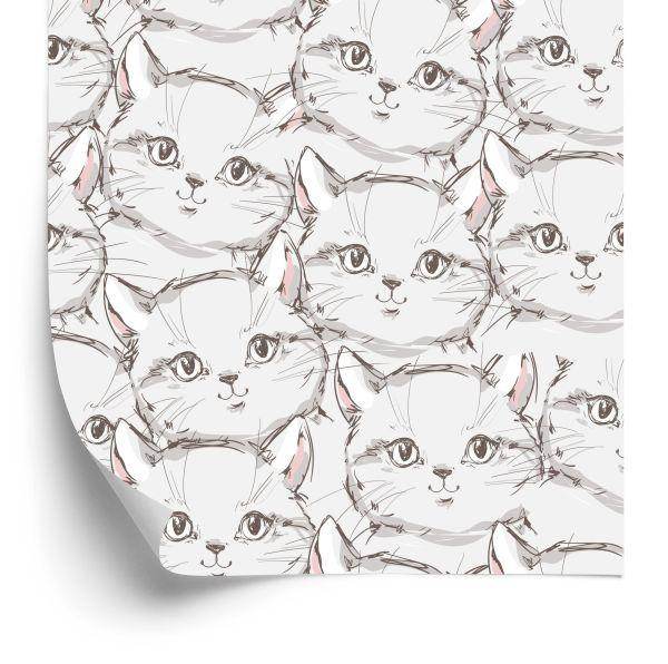 Behang Voor Kinderen - Kleine Katten