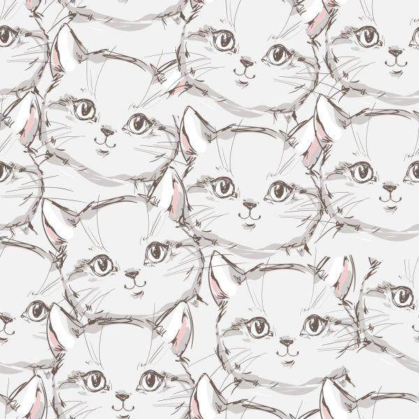 Behang Voor Kinderen - Kleine Katten - Afbeelding 2