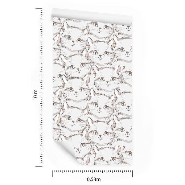 Behang Voor Kinderen - Kleine Katten - Afbeelding 8