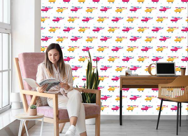 Behang De Sterrenhelikopters De Kinderkamer In - Afbeelding 7