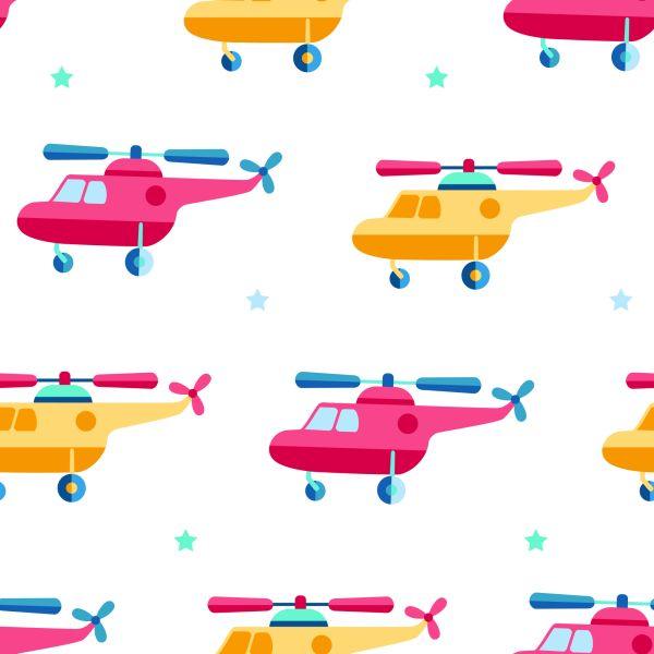 Behang De Sterrenhelikopters De Kinderkamer In - Afbeelding 2
