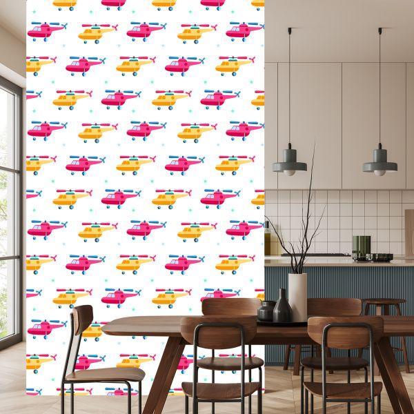 Behang De Sterrenhelikopters De Kinderkamer In - Afbeelding 4