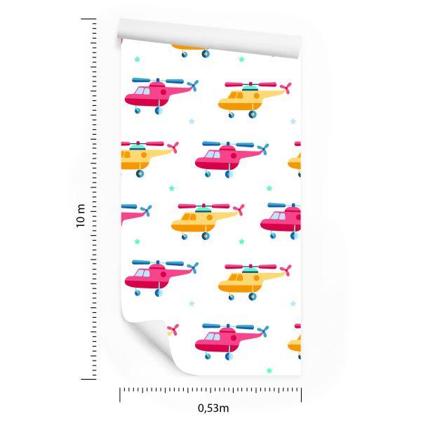 Behang De Sterrenhelikopters De Kinderkamer In - Afbeelding 8