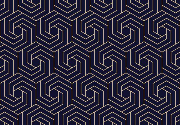 Behang Geometrische Abstractie - Afbeelding 2