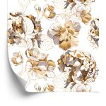 Behang Kersenbloesem Hortensia