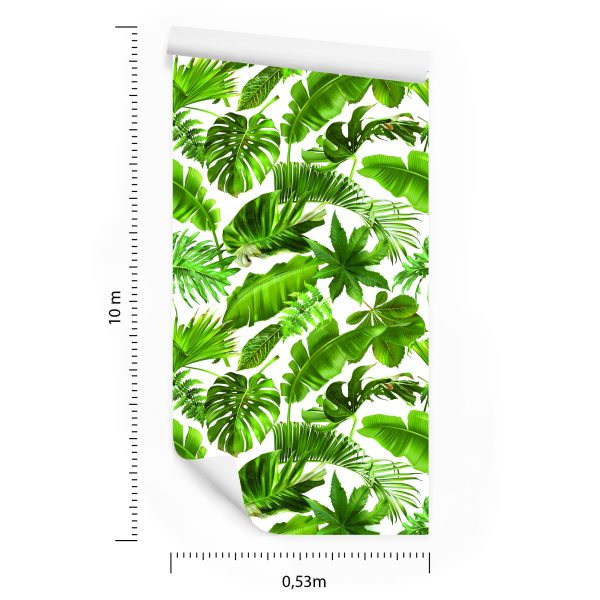 Behang Tropische Bladeren - Afbeelding 8
